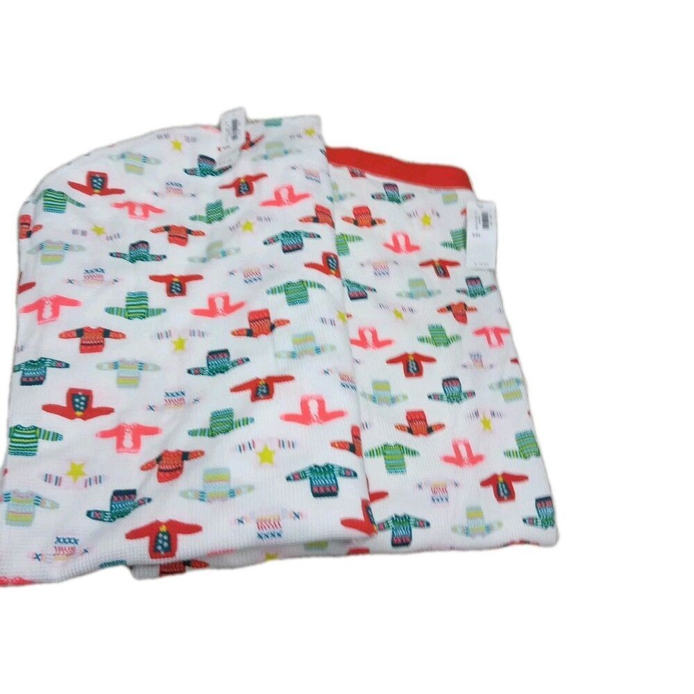 NWT Old Navy Women's XXL Pajama Set Waffle Knit Sweater Print PJs 2XL Holiday - Picture 8 of 9
